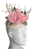 Blush Pink Floral Fascinator