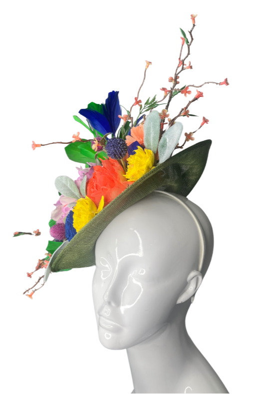 Secret Garden Lush Statement Fascinator Hat