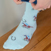 Kentucky Derby Blue Raceday Sock