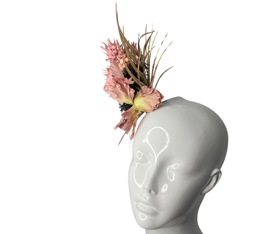 Mini Hair Clip Tropical Fascinator