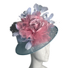 Blush & Blue Elegance – Custom Derby Fascinator