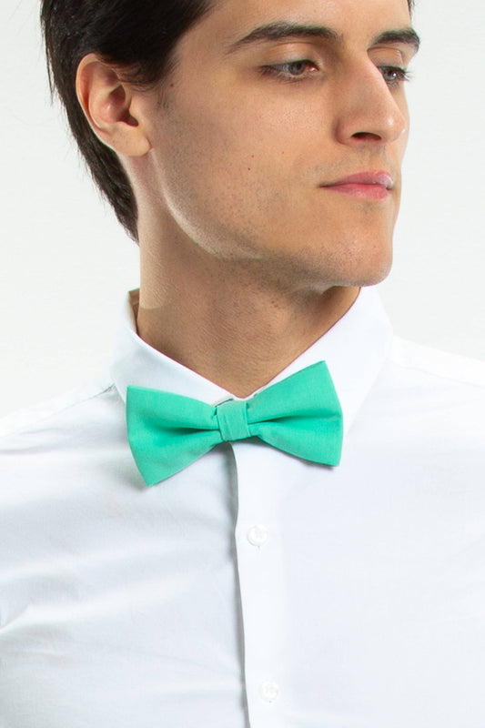 Kentucky Derby Teal Pastel Bow Tie