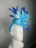 Blue Crush Feather Fascinator