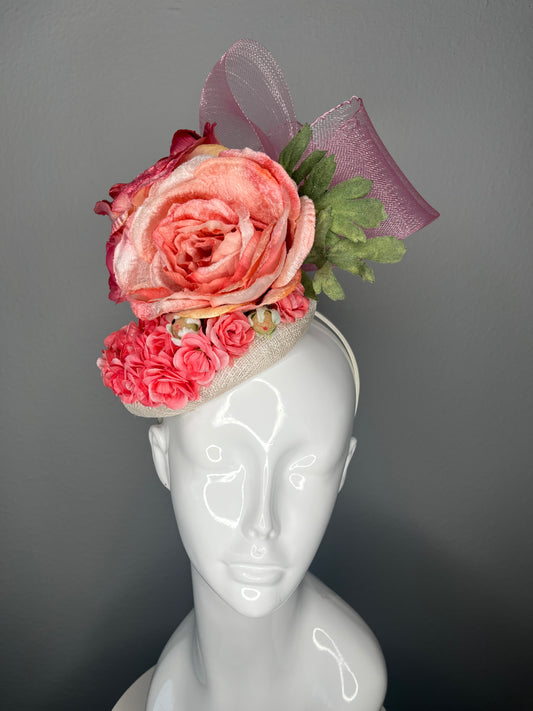 Rosé All Day Fascinator