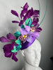 Purple Orchid Mirage Fascinator Hat