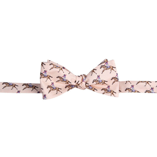 Fist Pump Jockey Horse Racing Bowtie