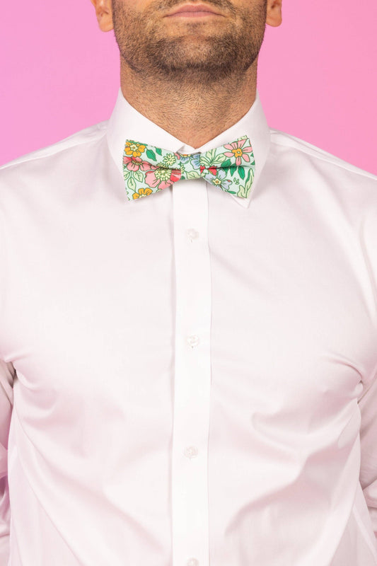 The Garden Party Floral Derby Bow Tie
