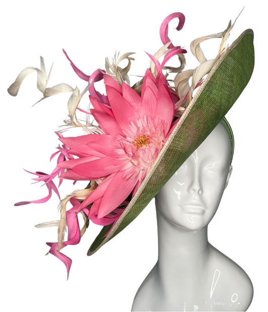 Garden Glamour Fascinator – A Statement Derby Hat