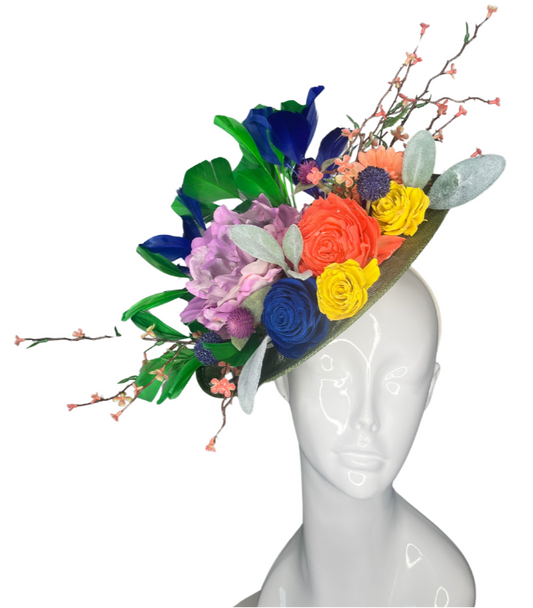 Secret Garden Lush Statement Fascinator Hat