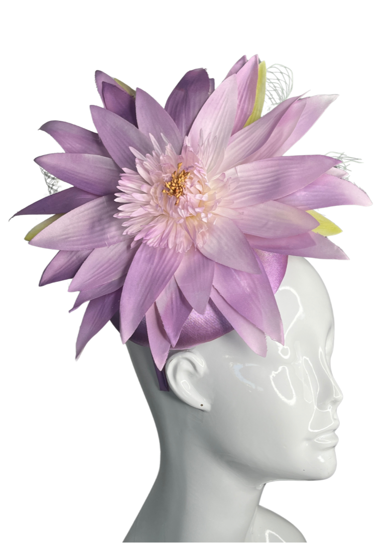Lavender Bloom Fascinator Hat