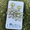 Happy Flower Earrings | Dangle Unique Statement Earrings