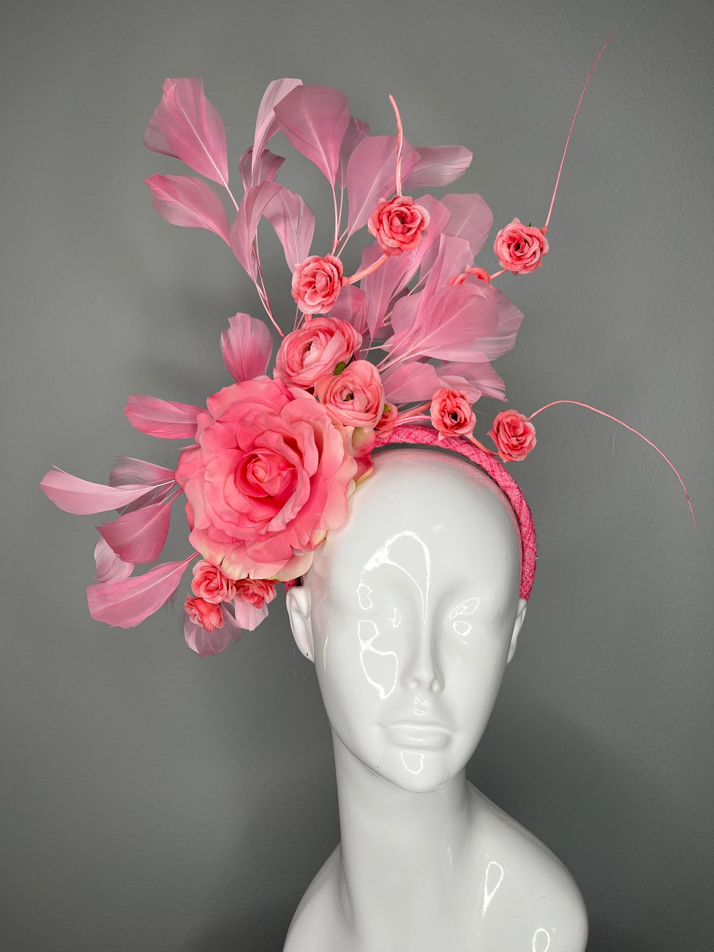 Rosé Reverie Pink  Fascinator Hat