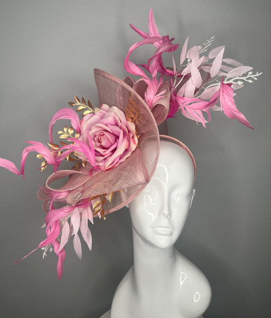 Blush and Bloom Fascinator Hat