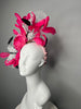 Hot Pink Safari Fascinator Hat
