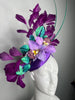 Purple Orchid Mirage Fascinator Hat