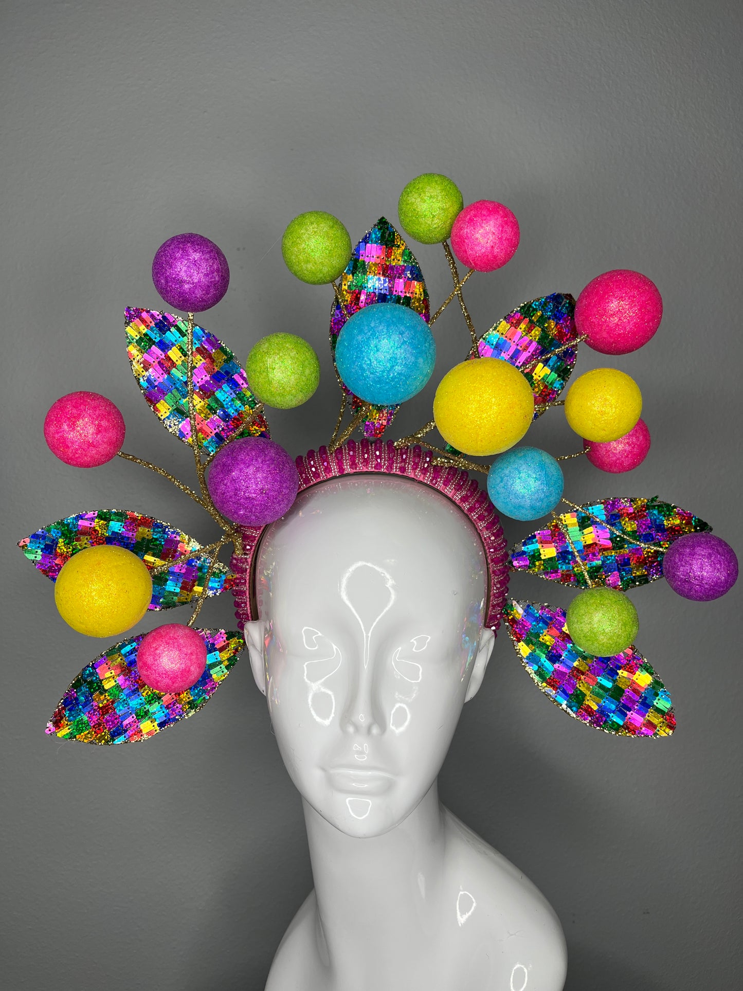 Electric Garden Party Multi Color Fasciantor Hat
