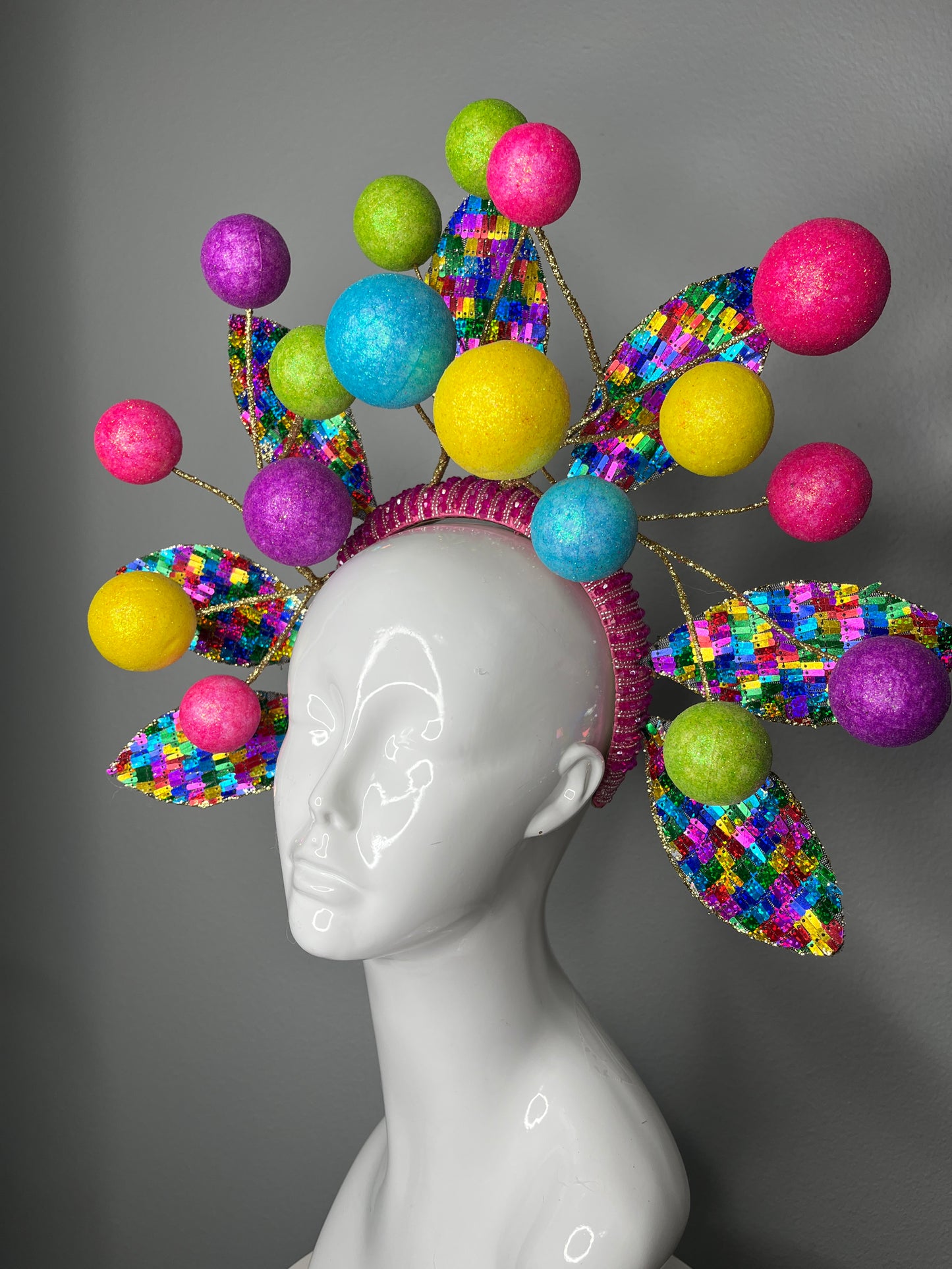 Electric Garden Party Multi Color Fasciantor Hat